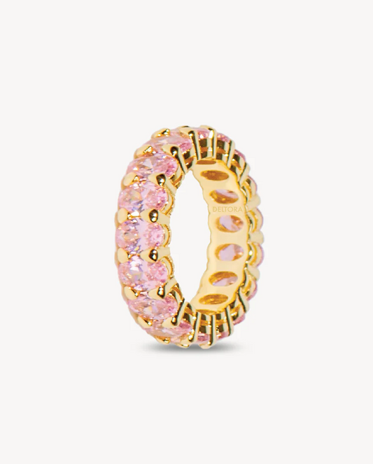 Deltora™ Iconic Nina Gold Ring in Crystal