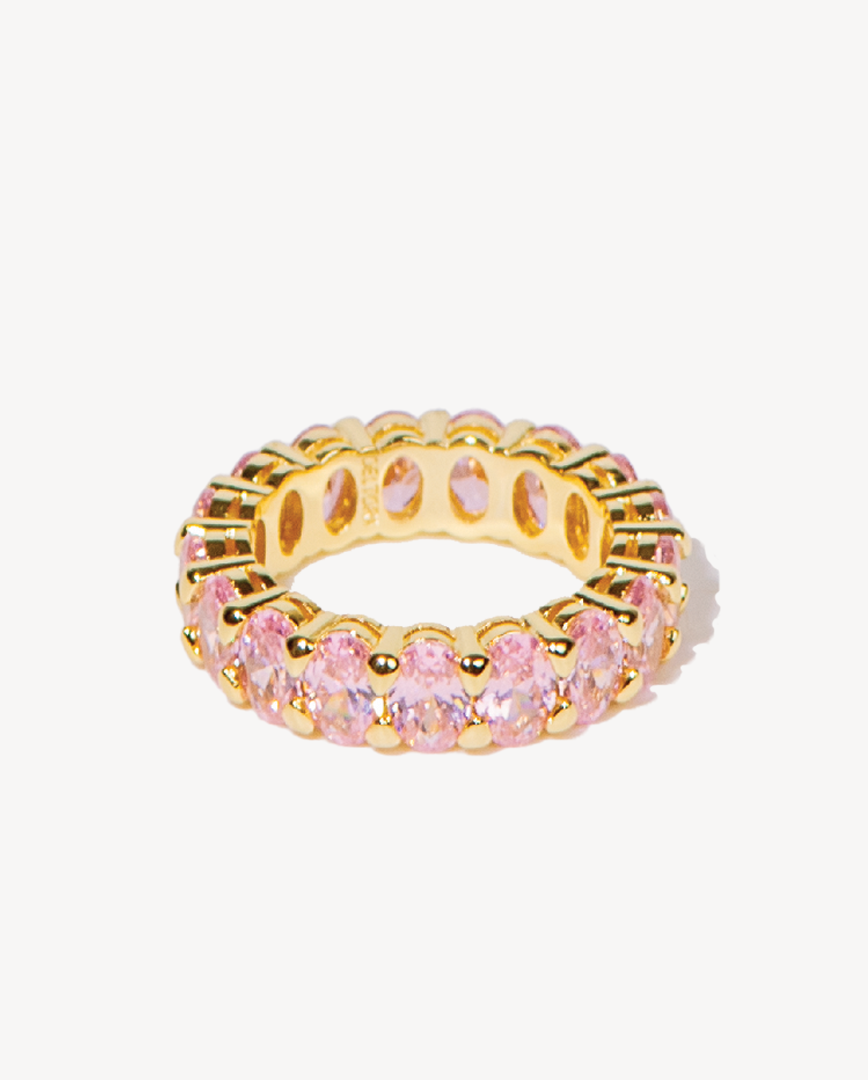Deltora™ Iconic Nina Gold Ring in Crystal