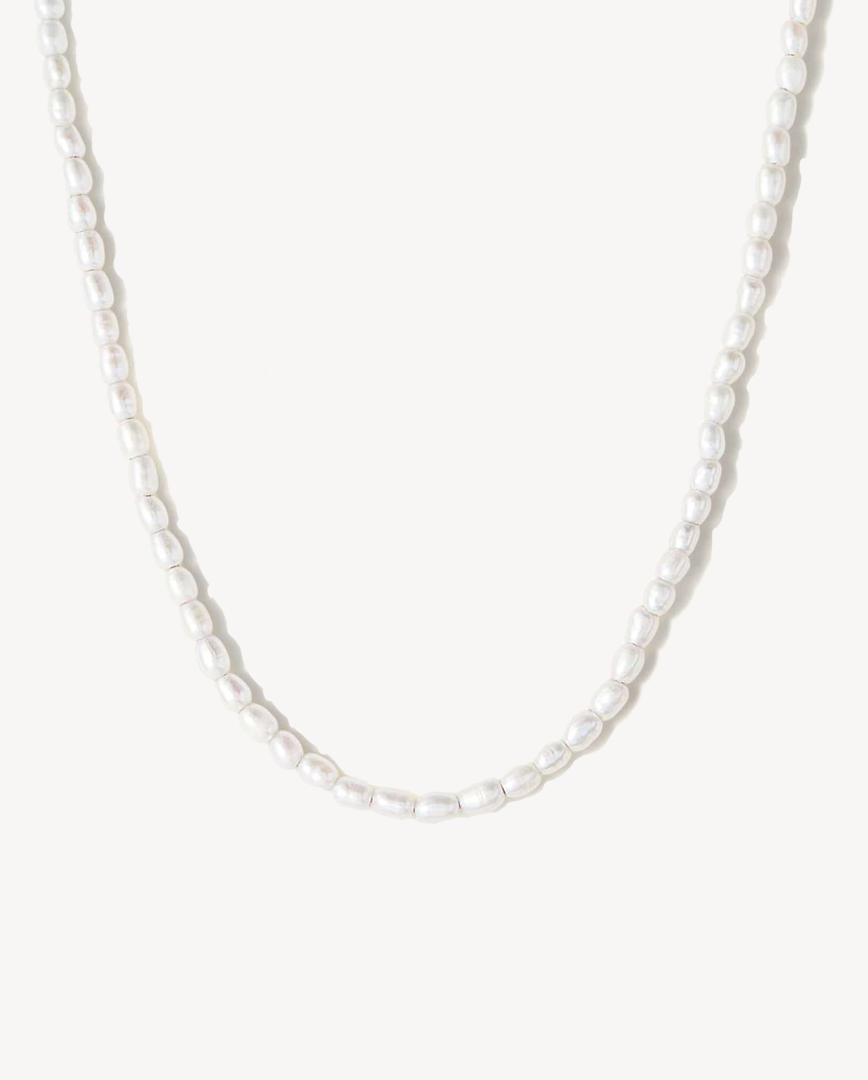 Deltora™ Iconic Rio 18k Gold Vermeil Necklace in Pearl