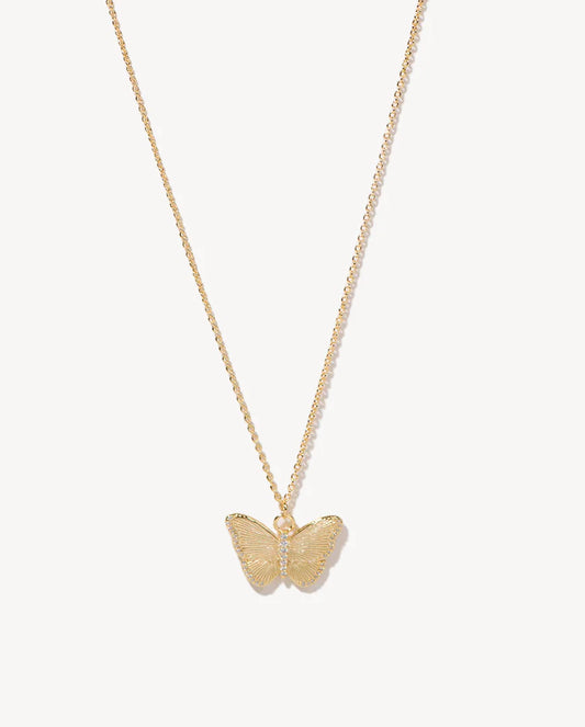 Aurora Flutter Gold Necklace - Deltora