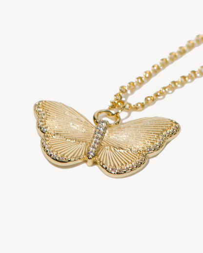 Aurora Flutter Gold Necklace - Deltora