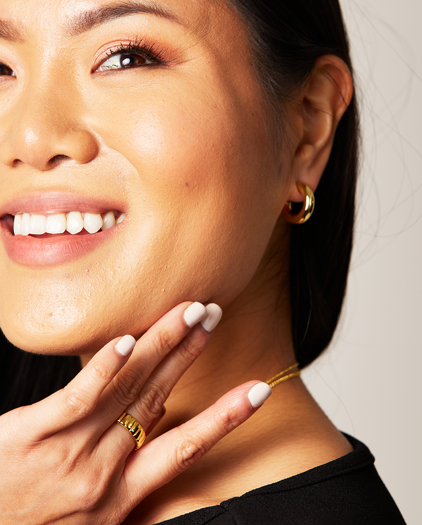 Deltora™ Classic Scarlett Gold Ring in 18k Gold Vermeil