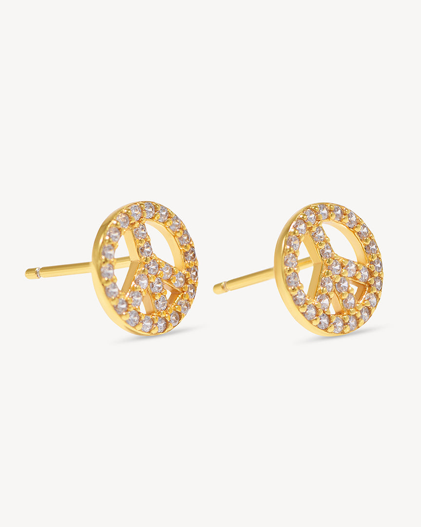 Classic Harmony Earrings in 18k Gold Vermeil - Deltora